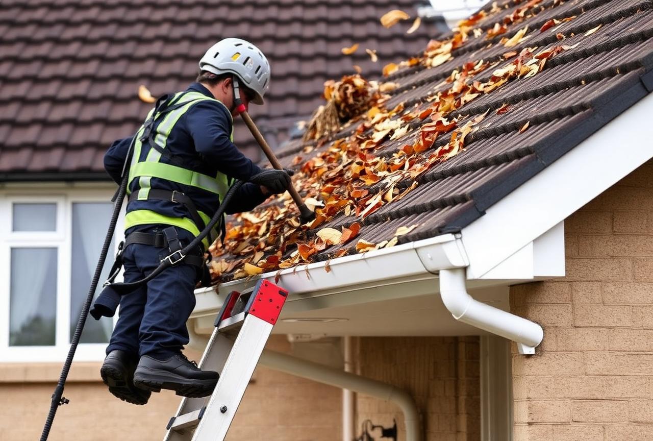 Gutter Cleaning services in Ayrshire by professional gardeners