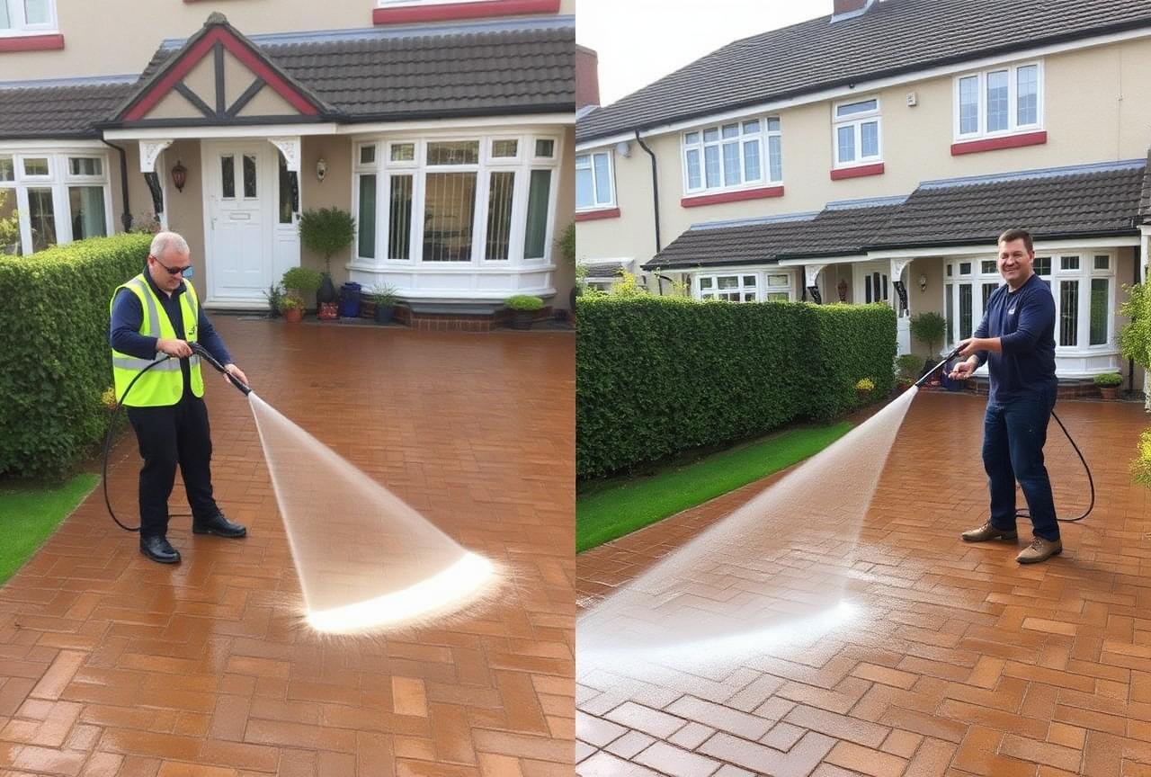 Pressure Washing services in Ayrshire by professional gardeners