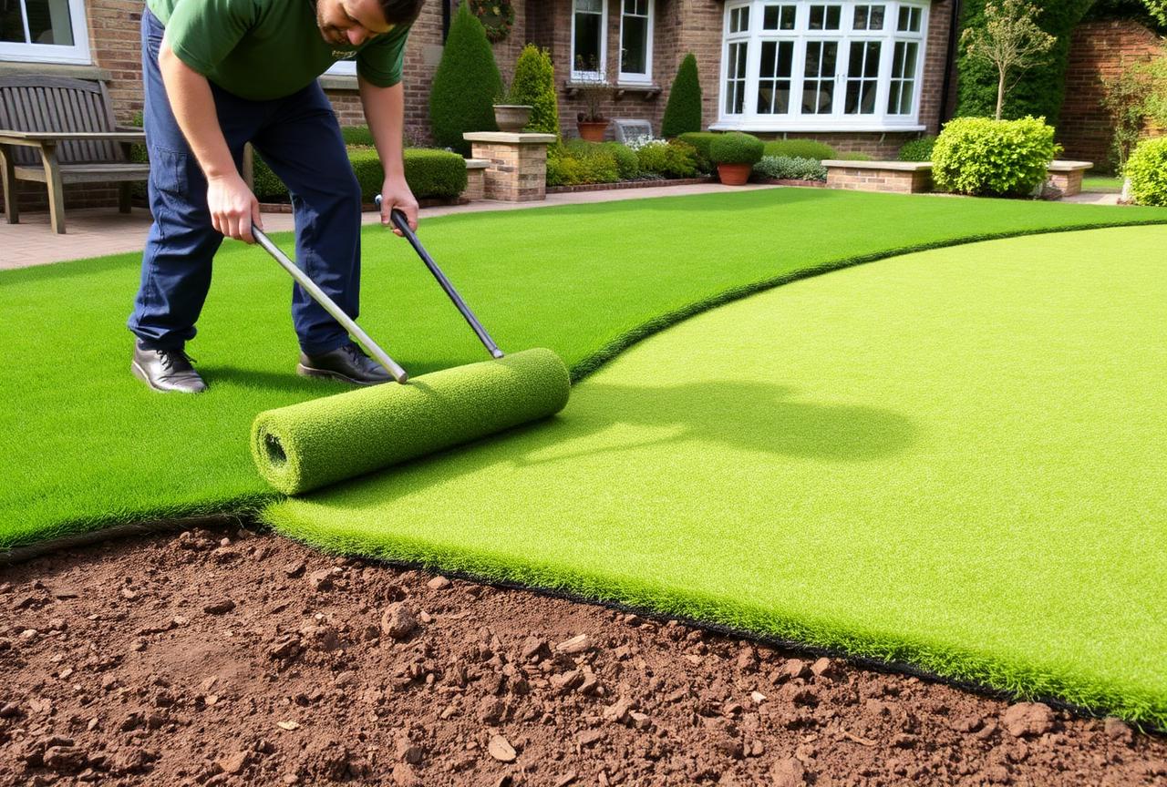 Turf Laying & Lawn Installation services in Ayrshire by professional gardeners